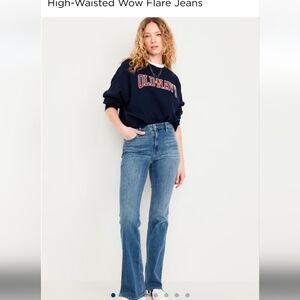 Old navy flare blue jeans